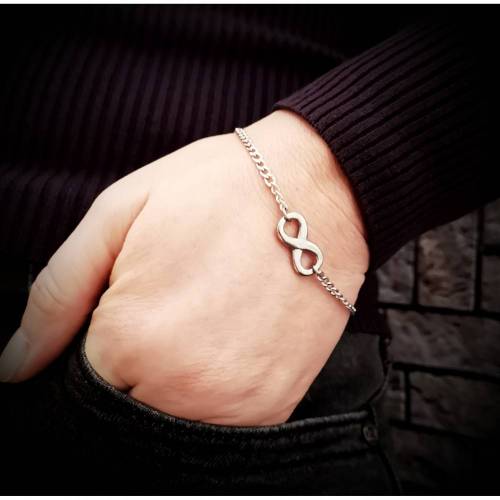 Armband,Infinty, Ewigkeit, Edelstahl