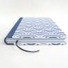Notizbuch, blau Wellen, japanisches Muster, DIN A5, 150 Blatt, handgefertigt Bild 3