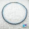Wechsel-schmuck Magnet Glas-Perlen Collier blau  Statement-Kette  ART 3663 Bild 2