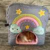 ✿✿ Regenbogenhaus klein für Nager,, Kleintiere, Ratten, Meerschweinchen, Igel *freie Farbwahl*✿✿ Bild 3