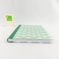 Notizbuch, Japan Muster, mint grün, A5, handgefertigt, 100 Blatt Bild 3