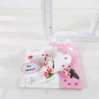 Geldgeschenk Hochzeit, rosa, mit Keramikherz, Geschenkbox, Hochzeitsgeschenk, Nr.4 Bild 1