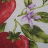 Tischset - Platzset - Früchte - Erdbeeren - Unikat - 40 x 27 cm Bild 4