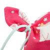 Baby Mädchen Set Ohrenmütze Halssocke Loop Schal "Kätzchen" in pink Geschenk Herbst Winter Übergangszeit Bild 3