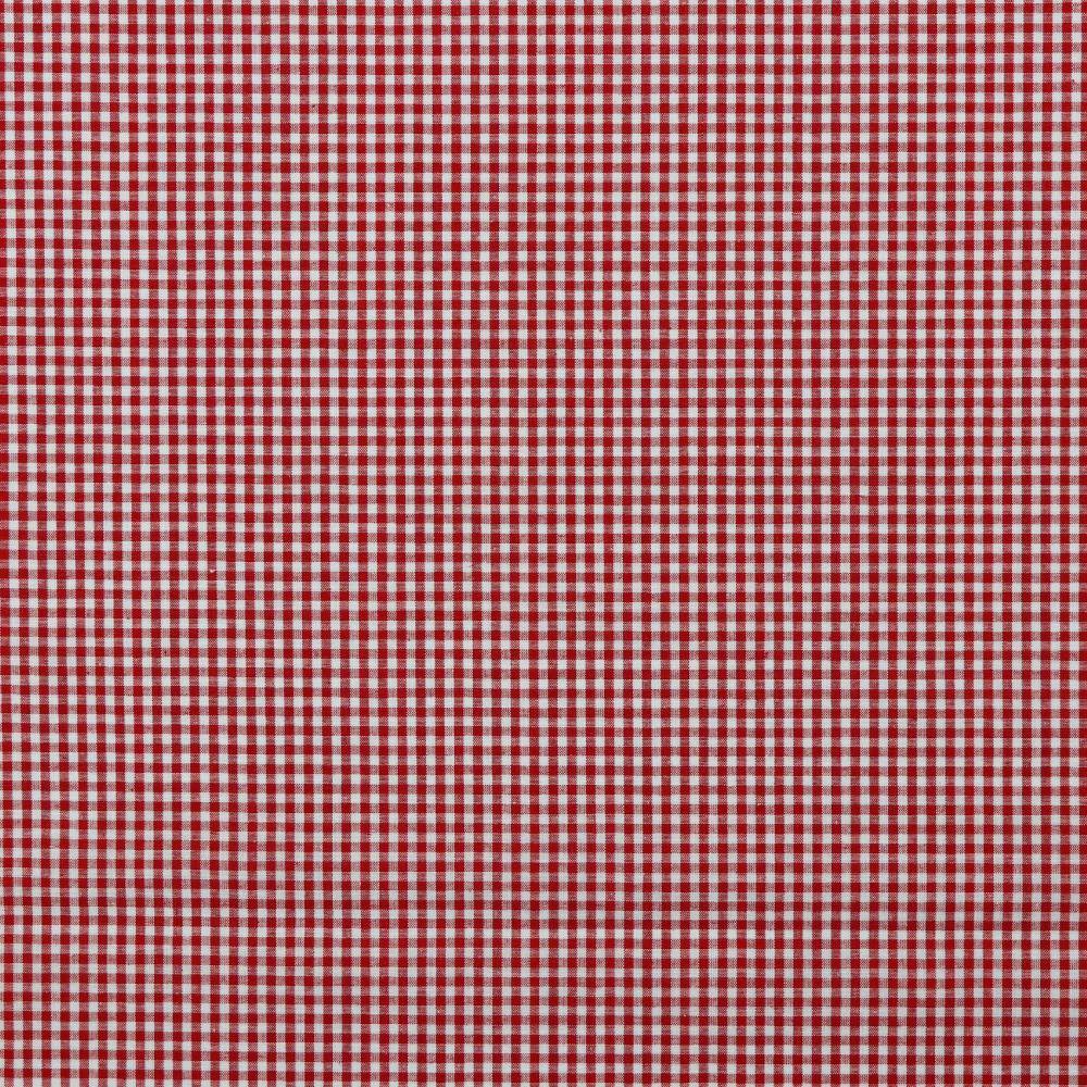 Baumwollstoff Vichy Karo rot/weiß 2mm Bild 1