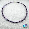 Wechsel-schmuck Magnet Glas-Perlen Collier blau lila  Statement-Kette  ART 3686 Bild 3