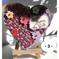 „Blühendes Herz“ – Teegeschenkkarte zum Muttertag: Bloomin‘ Heart - Auswahl 1 Bild 1