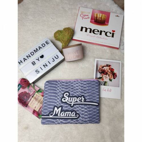 Kosmetiktasche für SUPERMAMAS