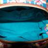 Große Kulturtasche aus Kork bestickt mit Schmetterling Kulturbeutel Tasche - Geschenk Geburtstag Weihnachten - Waschtasche Shower Bag Kosmetiktasche für Damen und Mädchen Bild 7