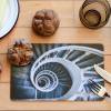Treppenhaus Frühstücksbrettchen Fotografie Brettchen aus Melamin, spülmaschinenfest, Schneidebrett 14 x 23 cm Bild 2