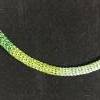 3-farbig drahtgestrickte Halskette, grün Bild 3
