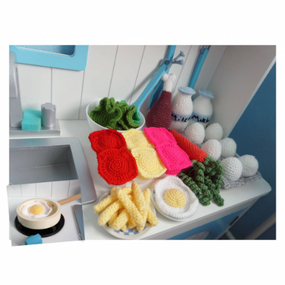 Häkelanleitung: Lebensmittelset 2