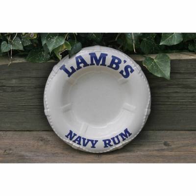 Vintage Aschenbecher "Lamb's Navy Rum"
