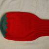 Pucksack Baby Schlafsack mit Mütze Erdbeere handgestrickt Polyacryl Bild 2