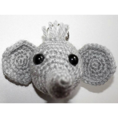 Häkelanleitung Amigurumi Schlüsselanhänger Elefant