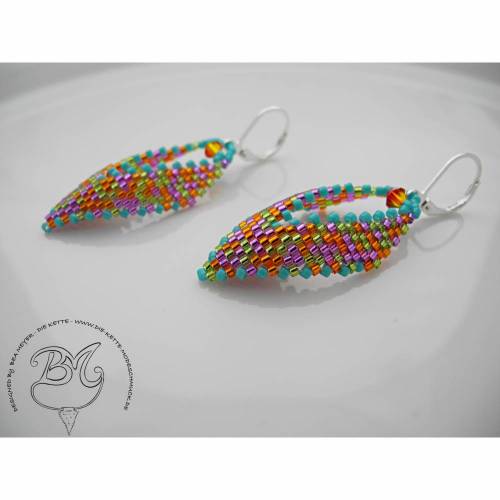 Ohrhänger Bunt Peyote