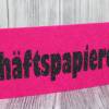 Geschäftpapiere Klorollenbanderole Klorrollenverstecker Toilettenpapier Bad Pink Bild 3