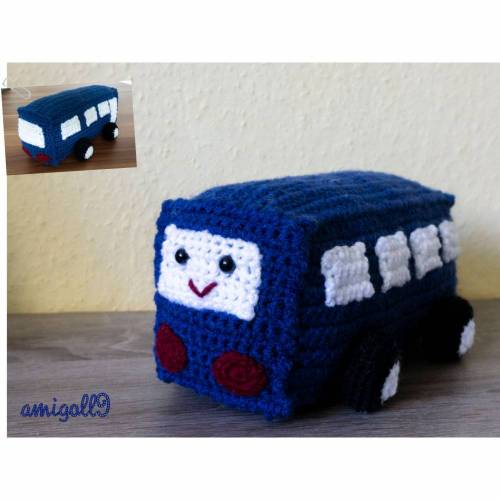 Häkelanleitung für den Bus Berti