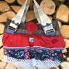 Zauberhaftes Rüschentäschchen: Handtäschchen, Strickzeugtasche, Handarbeitstasche, Sommertasche - Wolle und Seide Bild 3