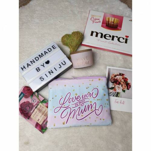 Krimskramstasche für die liebste Mama der Welt, ein einfach mal so Geschenk