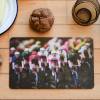 Radfahrer Rennrad Frühstücksbrettchen Fotografie Brettchen aus Melamin, spülmaschinenfest, Schneidebrett 14 x 23 cm Bild 2