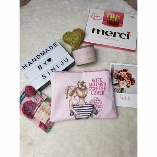 Kosmetiktasche, Krimskramtasche , Beautybag für die beste Mama der Welt