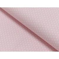 9,96 Euro/m Baumwolle kleine weiße Sterne auf rosa Bild 1