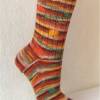handgestrickte Socken, Strümpfe Gr. 38 / 39, Damensocken im Farbmix Bild 4