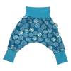 Baby Jungen Mädchen Set Pumphose-Mütze-Tuch "Kritzel Kreise" in babyblau, Geschenk Geburt Gr. 62 SOFORTKAUF Bild 4