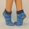 handgestrickte Socken Gr. 38/39, Kurzsocken, Damensocken, Einzelpaar Bild 4