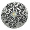 SALE! Druckknopf,  Button, Druckknopfbutton,Gr. L, Metall mit Strass, statt 4,99 Euro jetzt 1,99 Euro Bild 2