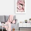 Pfingstrosen, romantisches Blumenprint in Pastell Rosa und Altrosa, Florales Wandbild Poster Fine Art Fotografie, 30 x 20 cm, 45 x 30 cm oder 40 x 30 cm Bild 3