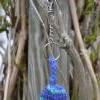 Schlüsselanhänger Taschenbaumler Mütze Hoffnung blau grün gestrickt und gehäkelt Bild 4