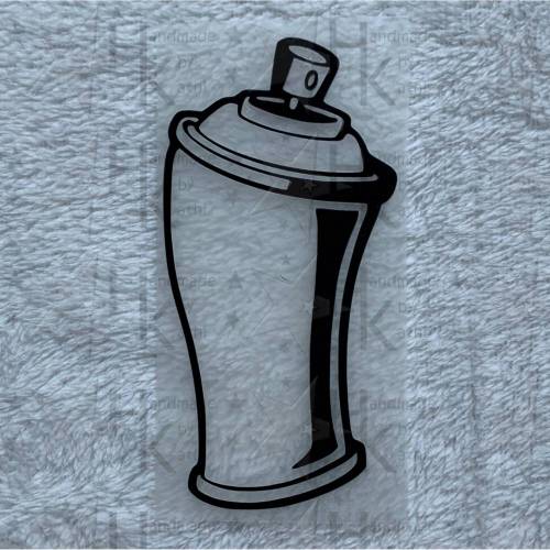 Bügelbild - Coole Spraydose / Graffiti - viele mögliche Farben