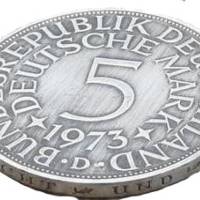 5 DM Ring aus Silbermünze "Heiermann" Bild 6