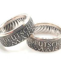 5 DM Ring aus Silbermünze "Heiermann" Bild 7