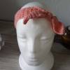 Haarband  gehäkelt rosa ab 50cm  Kinder Damen  amigoll9 Handmade Bild 2