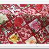 Rosenrot - Kuscheldecke für den Rosenliebhaber - Quilt - Patchwork - Rosen Patchworkdecke Decke Bild 3