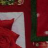 Rosenrot - Kuscheldecke für den Rosenliebhaber - Quilt - Patchwork - Rosen Patchworkdecke Decke Bild 5