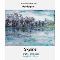 Acrylgemälde "Skyline" 60x80 cm Bild 1