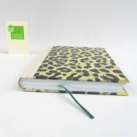 Notizbuch, Leopard, 300 Seiten, Naturleinen, DIN A5, animal Bild 3