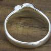 Schmaler Ring aus Silber 925/- mit Ammonit Bild 5