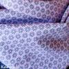 Loop Rundschal Damen genäht Blüten Grau auf Rosa Grund Baumwolle Umfang 144 cm Bild 9