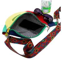 Bauchtasche "Lili"  trendiger Cross-Body-Bag, Bodybag , Hüfttasche im Color-Block, Umhängetasche, Festivaltasc Bild 9