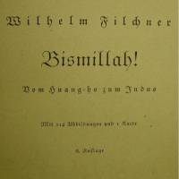 Bismillah - vom Huang=ho zum Indus von Wilhelm Filchner, Brockhaus Verlag Leipzig Bild 1