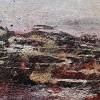 Abstraktes Meer mit tiefer Sandstruktur in Rotbraun, ungerahmt. Wandbild, Bild 9