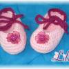 Baby-Ballerinas 10/11 cm Taufschühchen Baumwolle oder Mikrofaser Bild 9