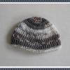 Kleine Mütze für das neugeborene Baby in Cremeweiß ,Größe 56 - 60/68,gehäkelt mit einem Muschelmuster Bild 5