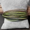Armband gewachste Baumwolle Oliv, Hellgrün, Beige Bild 6