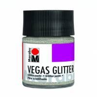 Marabu VEGAS GLITTER Glitterpaste Glitter-Silber, 50 ml Bild 1